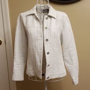 Fabulous white and silver jacket